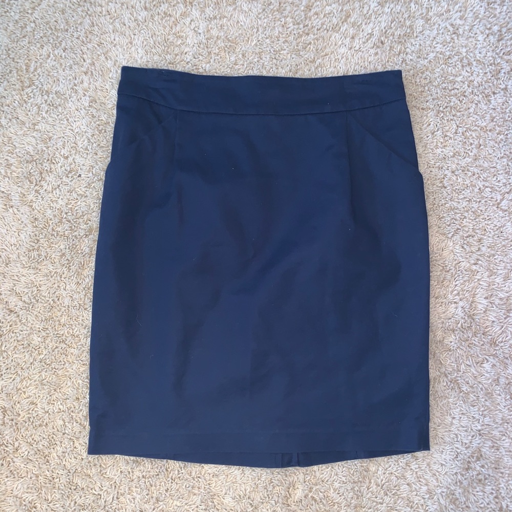 3/$20 Kenar Navy Blue Pencil Skirt